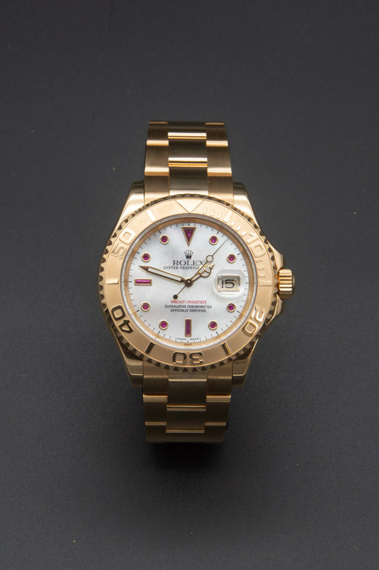 Rolex Yacht Master 40 MOP dial with rubies 16628NGR