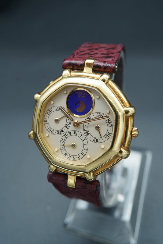 Gerald Genta Perpetual Calendar Lapis Moonphase