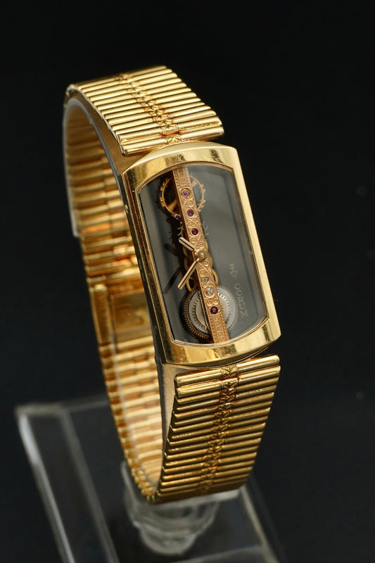 Corum Golden Bridge Onyx and Bamboo bracelet