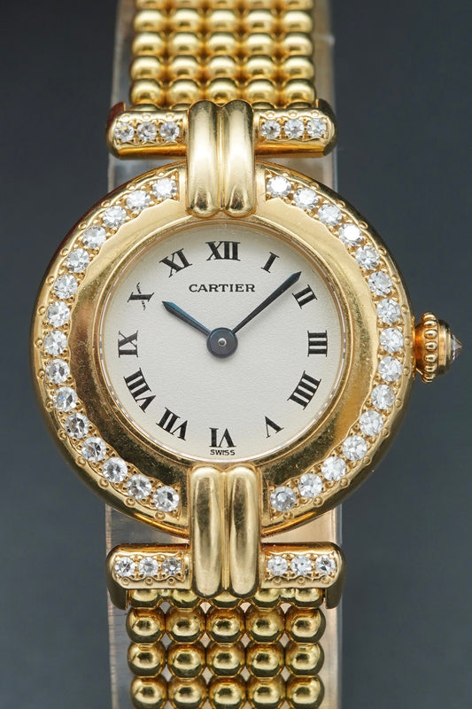 Cartier Colisee Factory Diamonds Full Set 1980