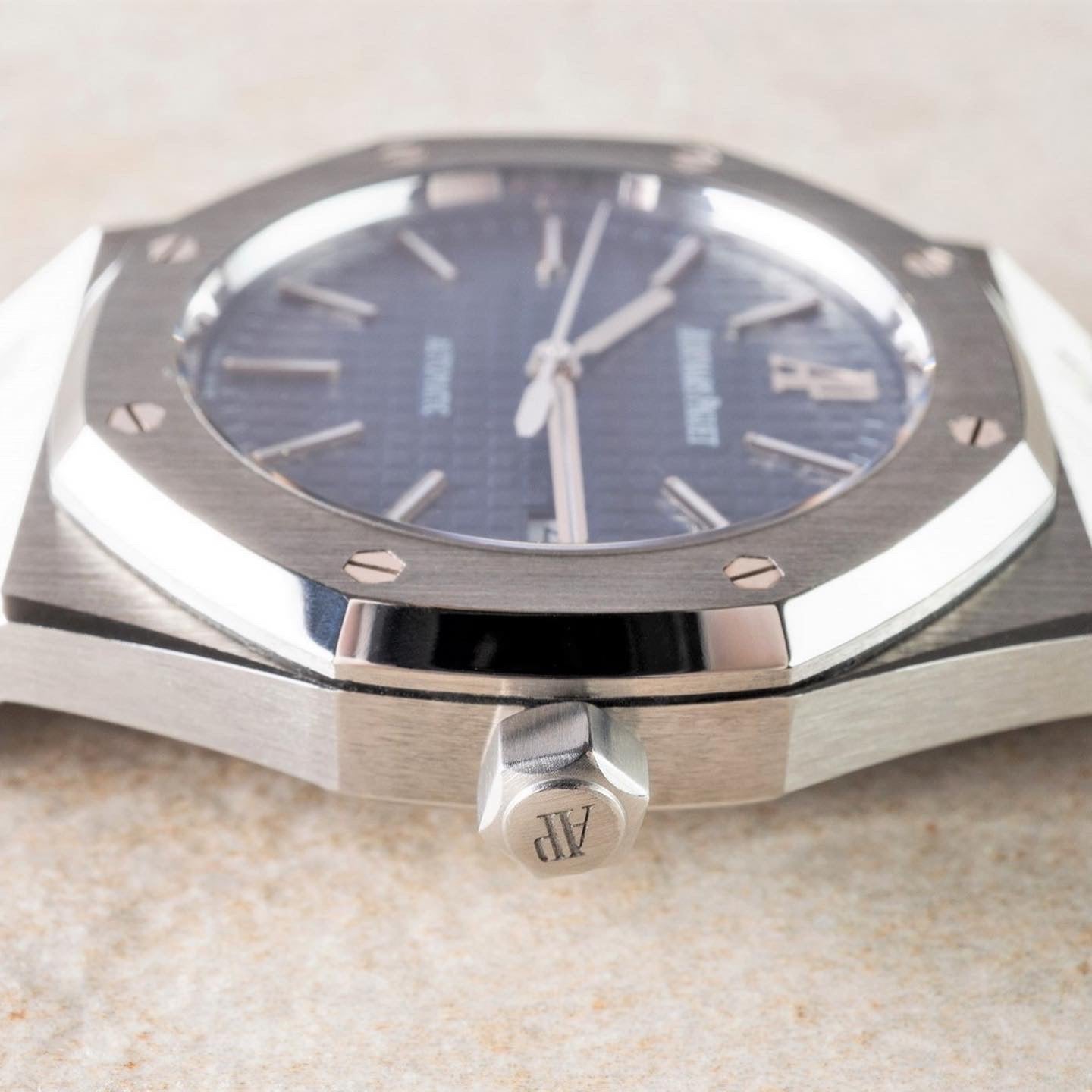 Audemars Piguet 15300 - Blue dial - Full set - Perfect condition