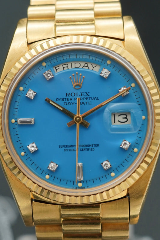 Rolex Day-Date 36 - 1803 - Turquoise Stella Dial
