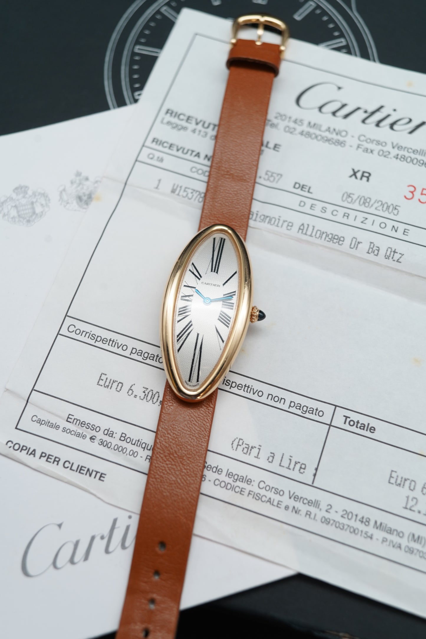 Cartier Baignoire Allongée 2606