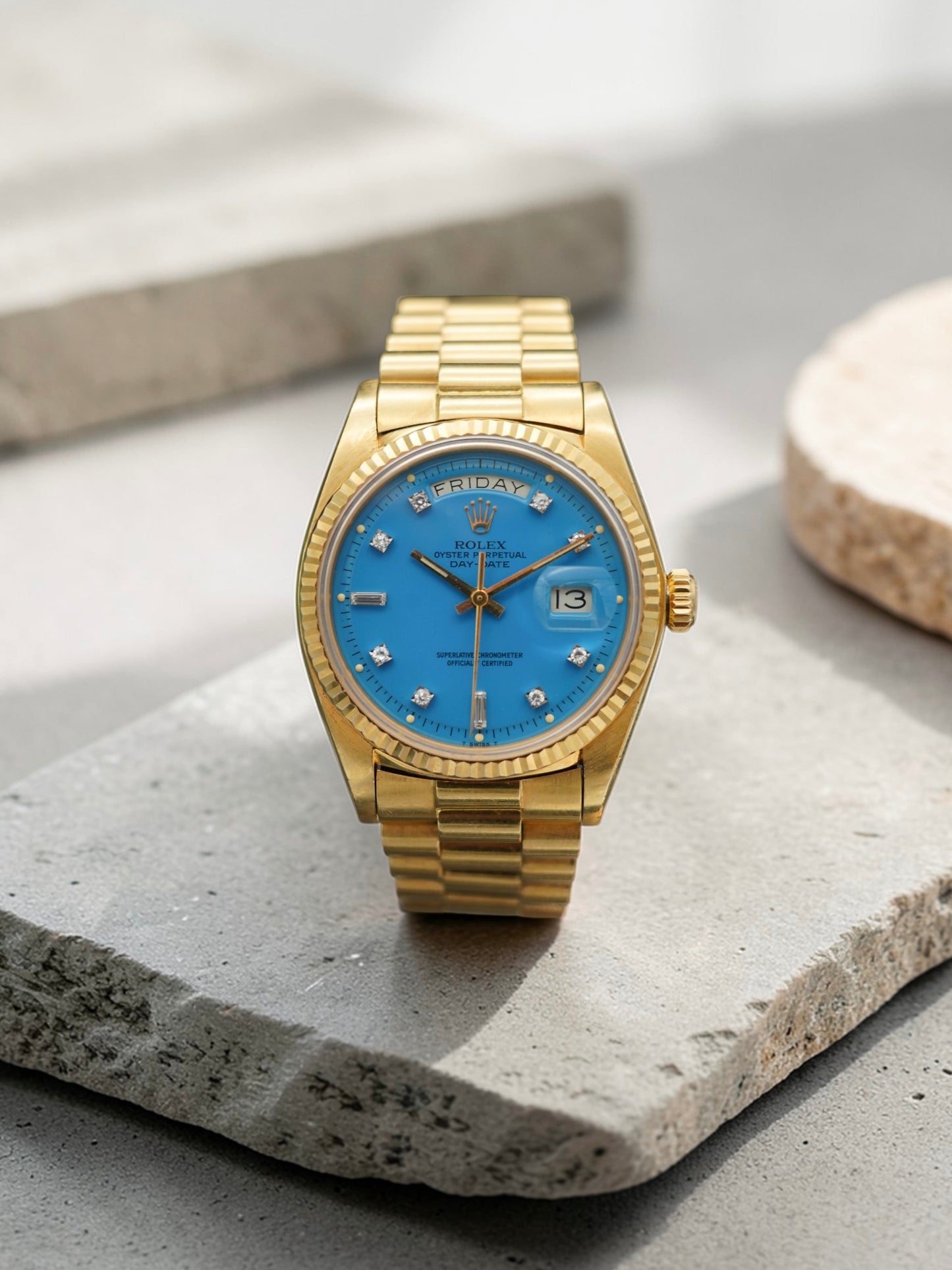 Rolex Day-Date 36 - 1803 - Turquoise Stella Dial