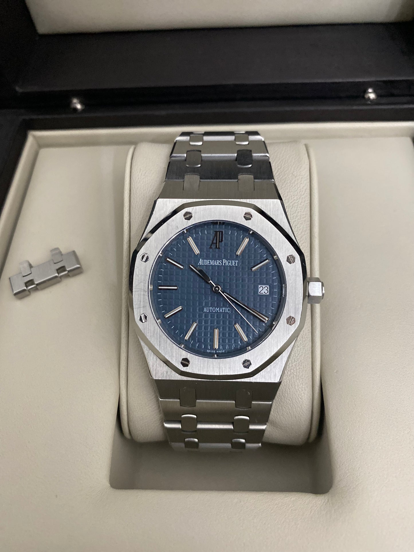 Audemars Piguet 15300 - Blue dial - Full set - Perfect condition