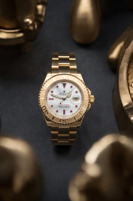 Rolex Yacht Master 40 MOP dial with rubies 16628NGR