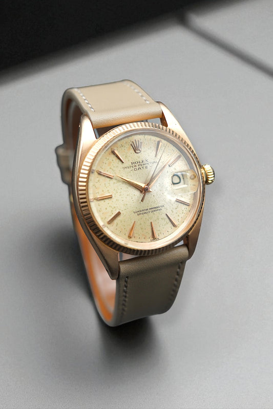 Rolex Oyster Perpetual Date 1503 Rose Gold