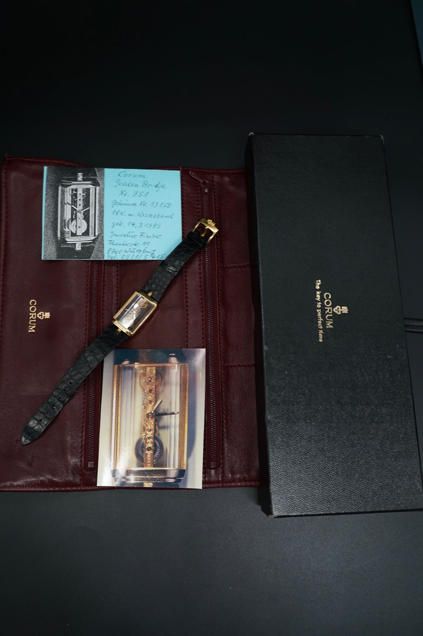 Corum Golden Bridge 1315056 - Full set