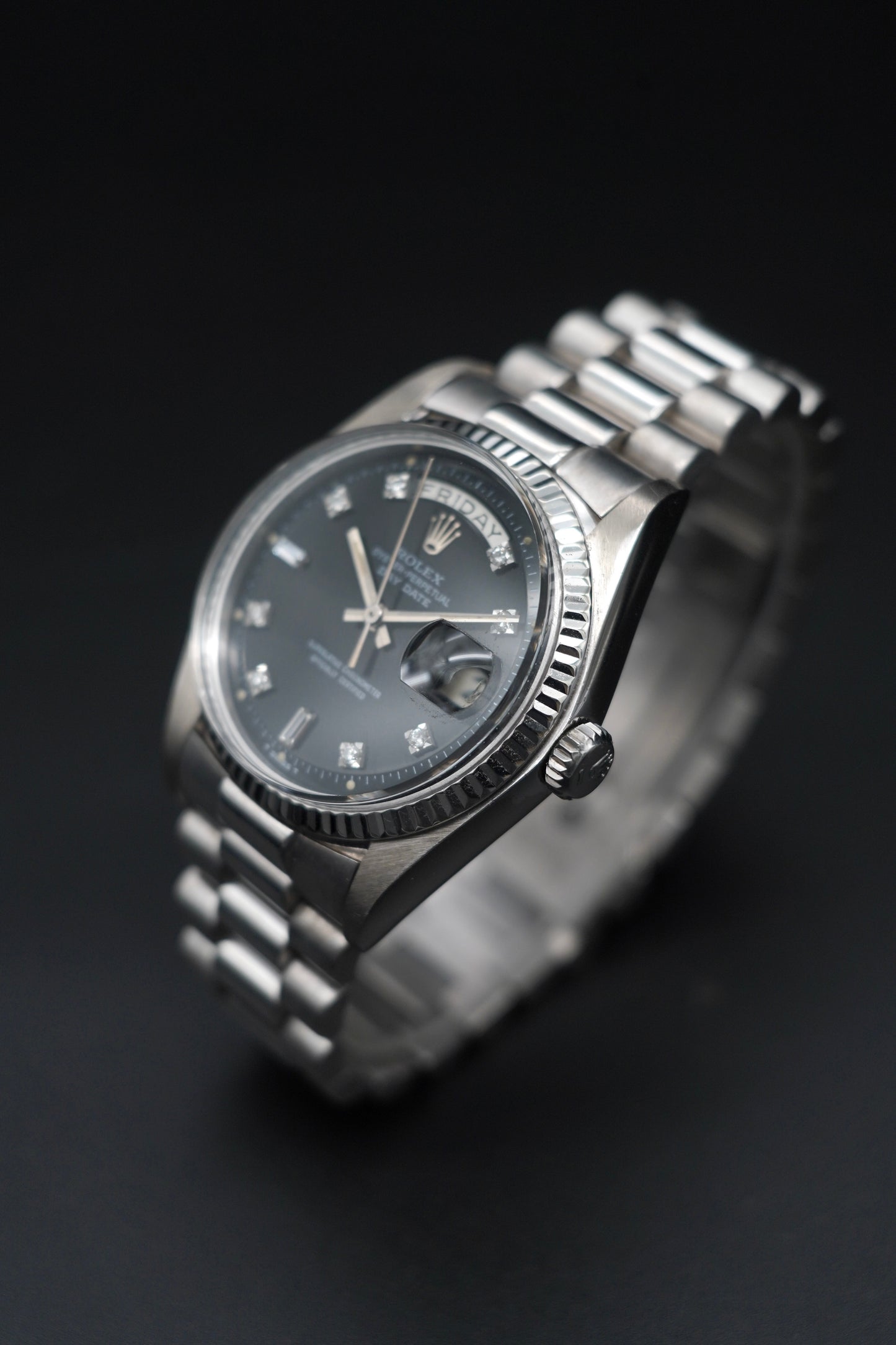 Rolex Day-Date 36 White Gold Diamonds dial