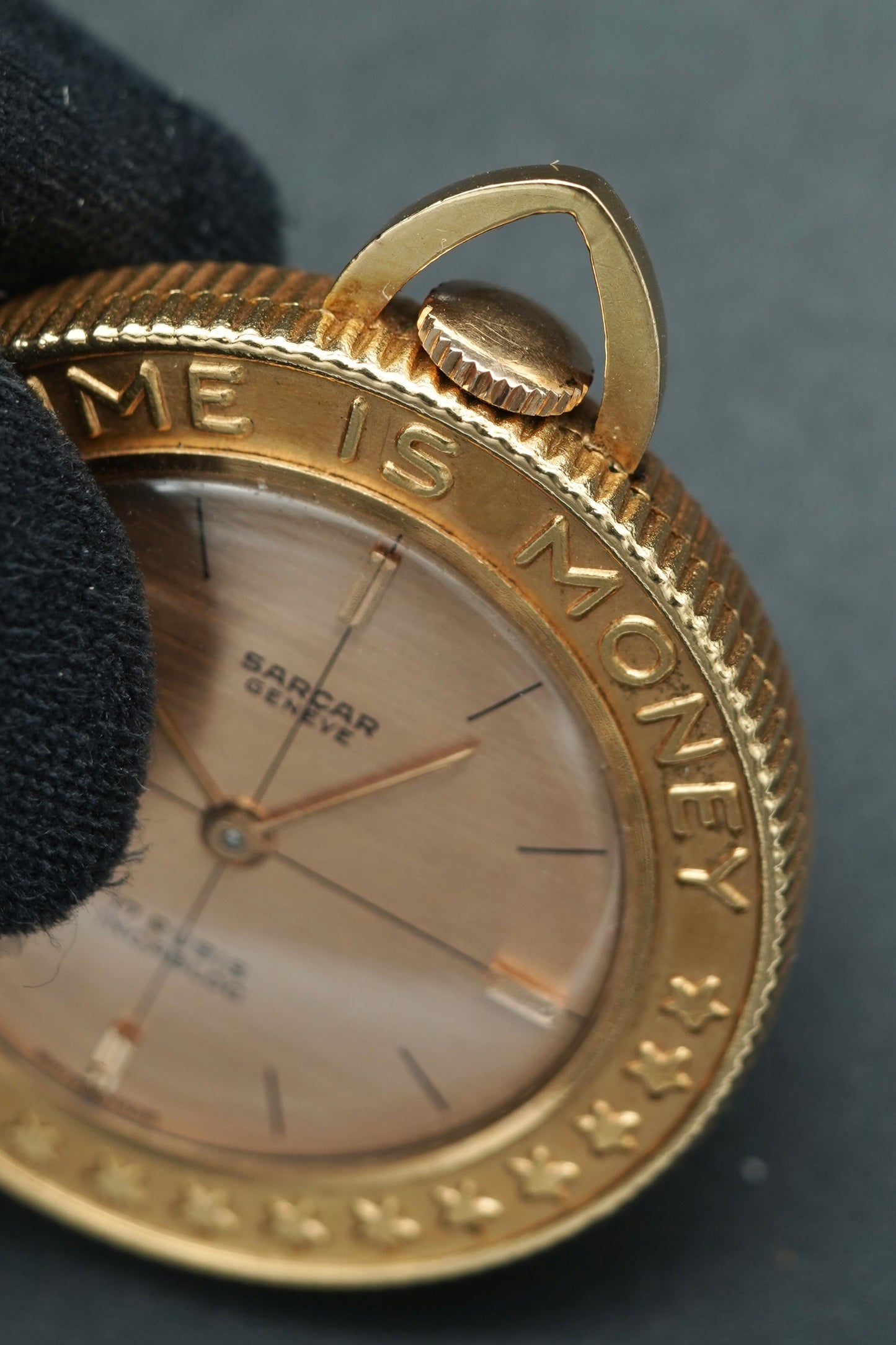 Sarcar "Time is Money" Pocket Watch/Pendant