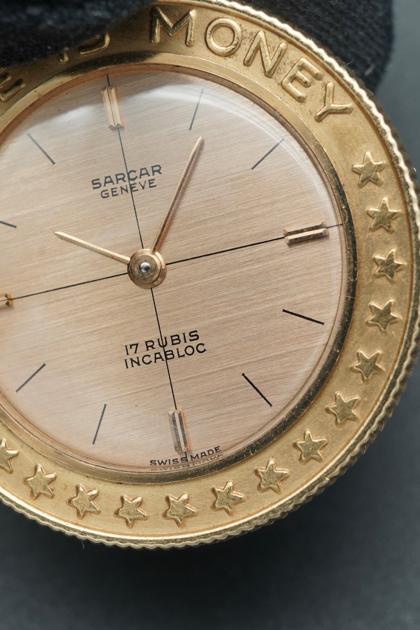 Sarcar "Time is Money" Pocket Watch/Pendant