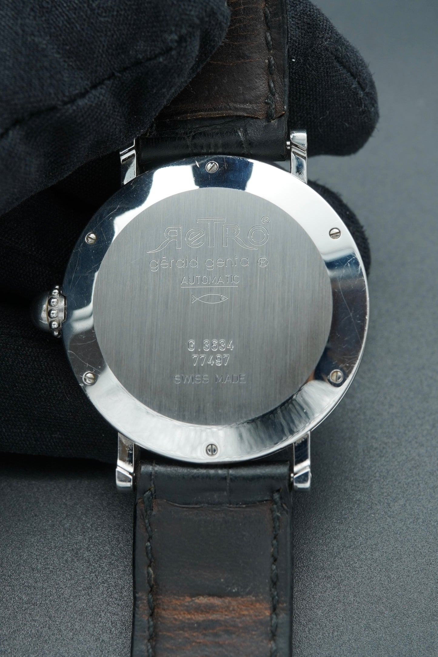 Gerald Genta Jumping Hours G.3634