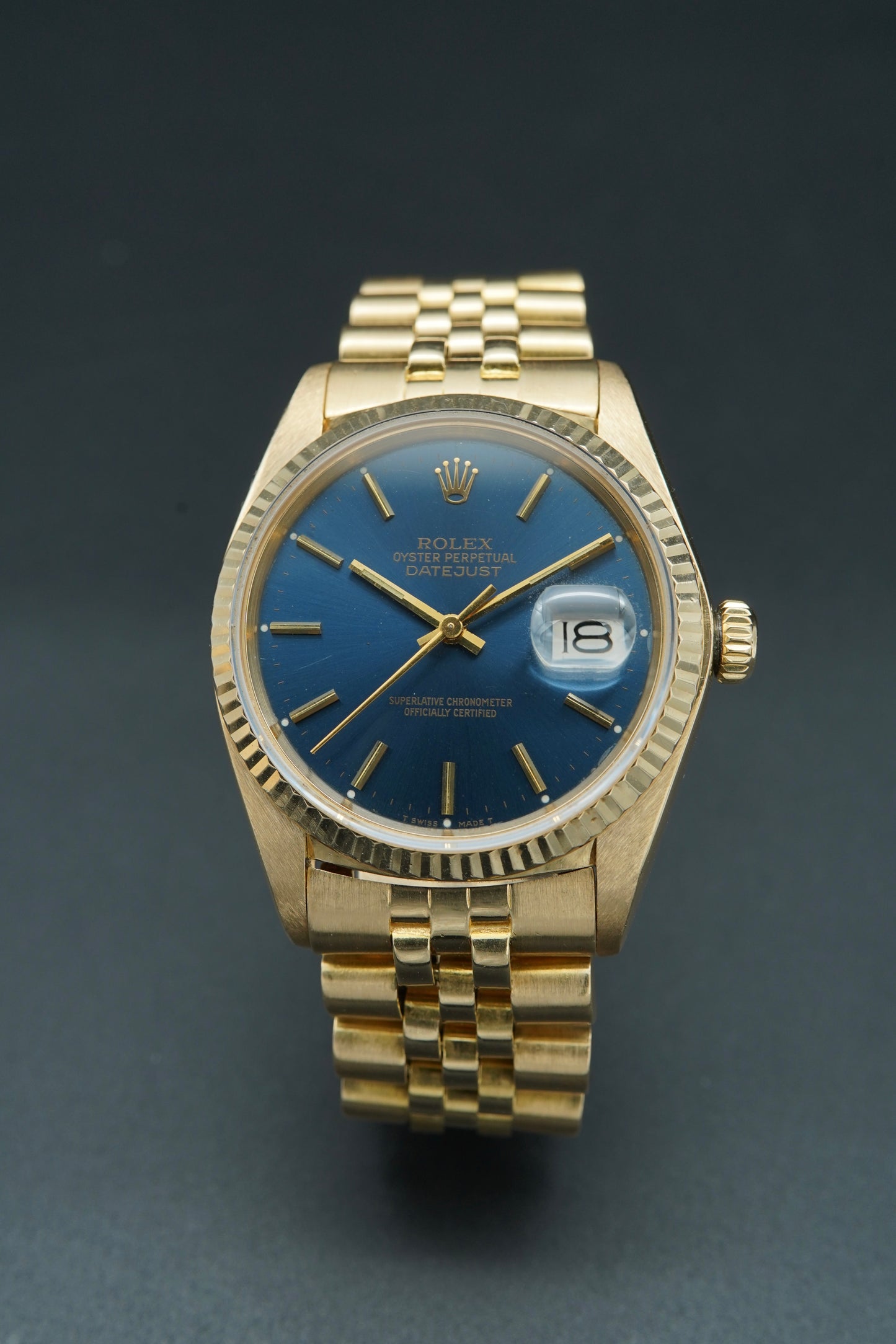 Rolex Datejust 36mm with blue dial