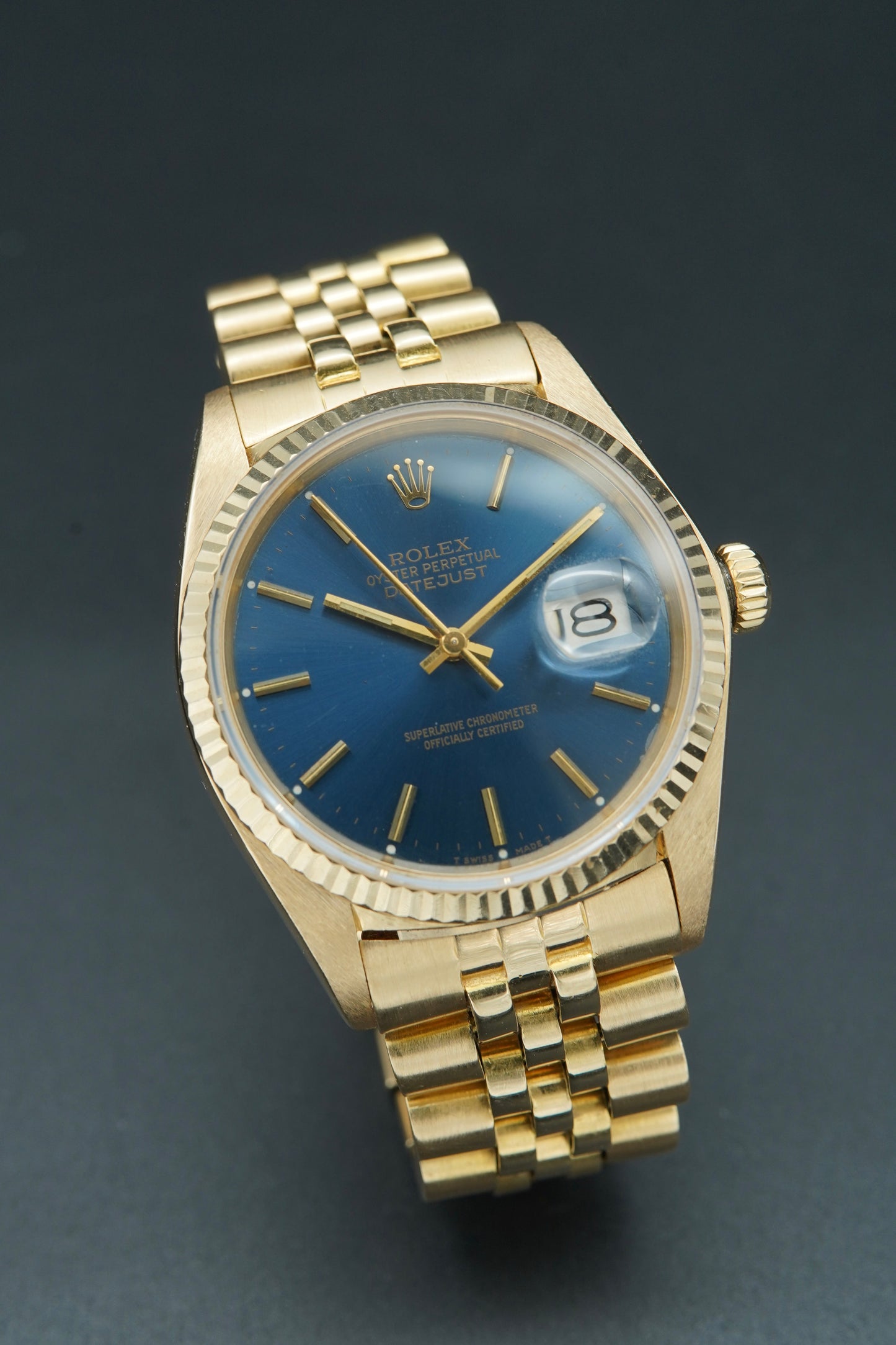 Rolex Datejust 36mm with blue dial