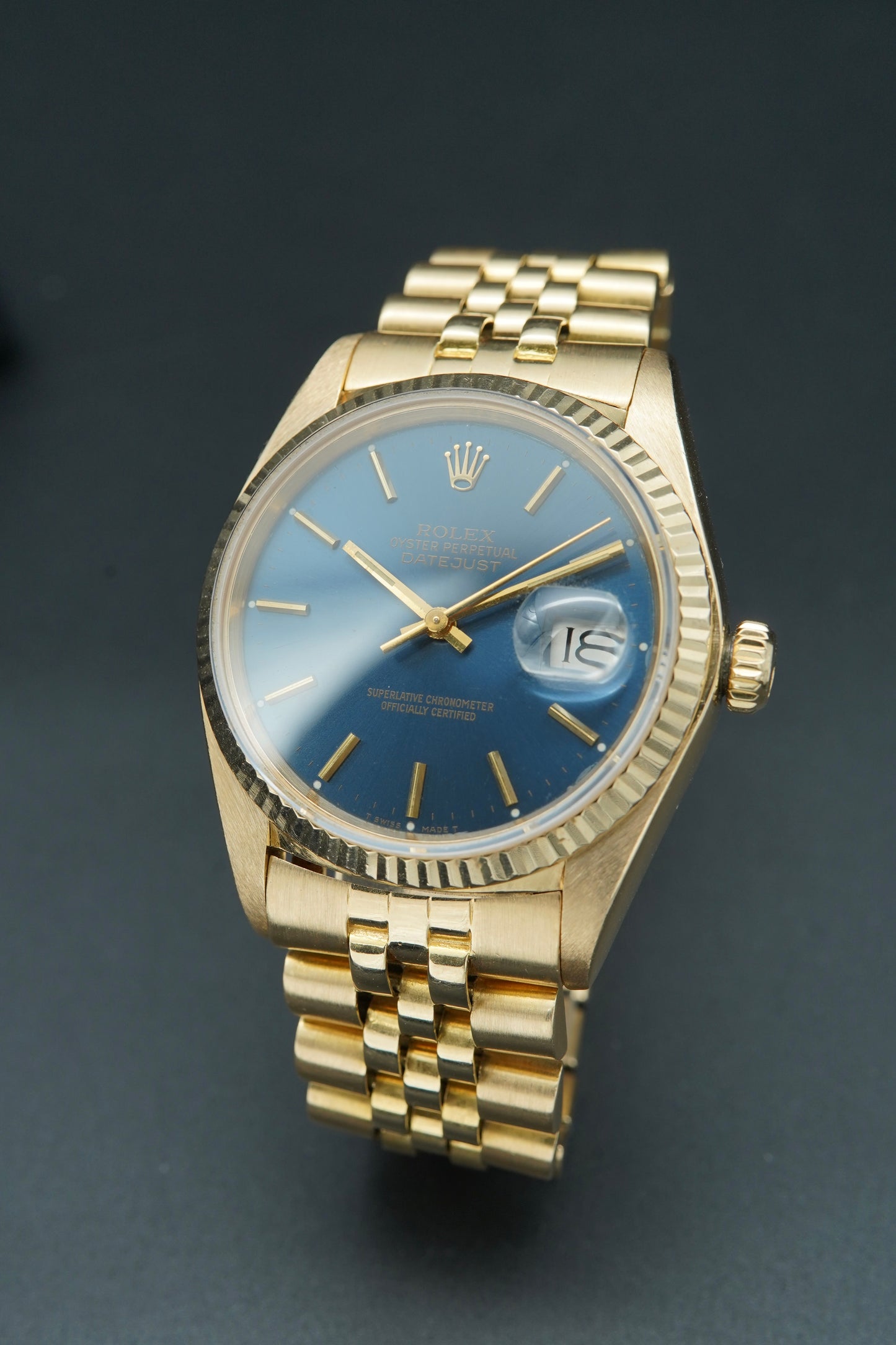 Rolex Datejust 36mm with blue dial