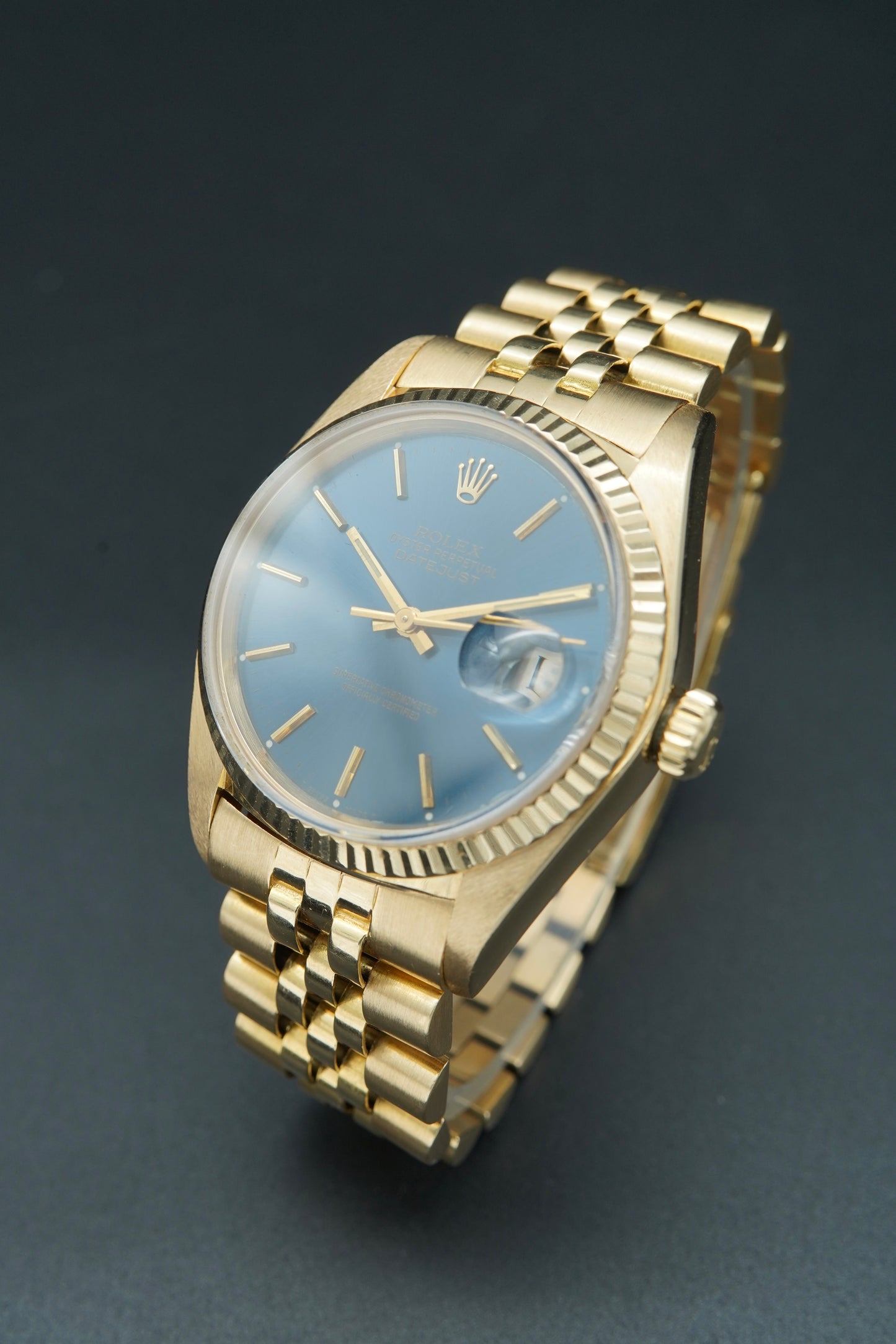 Rolex Datejust 36mm with blue dial