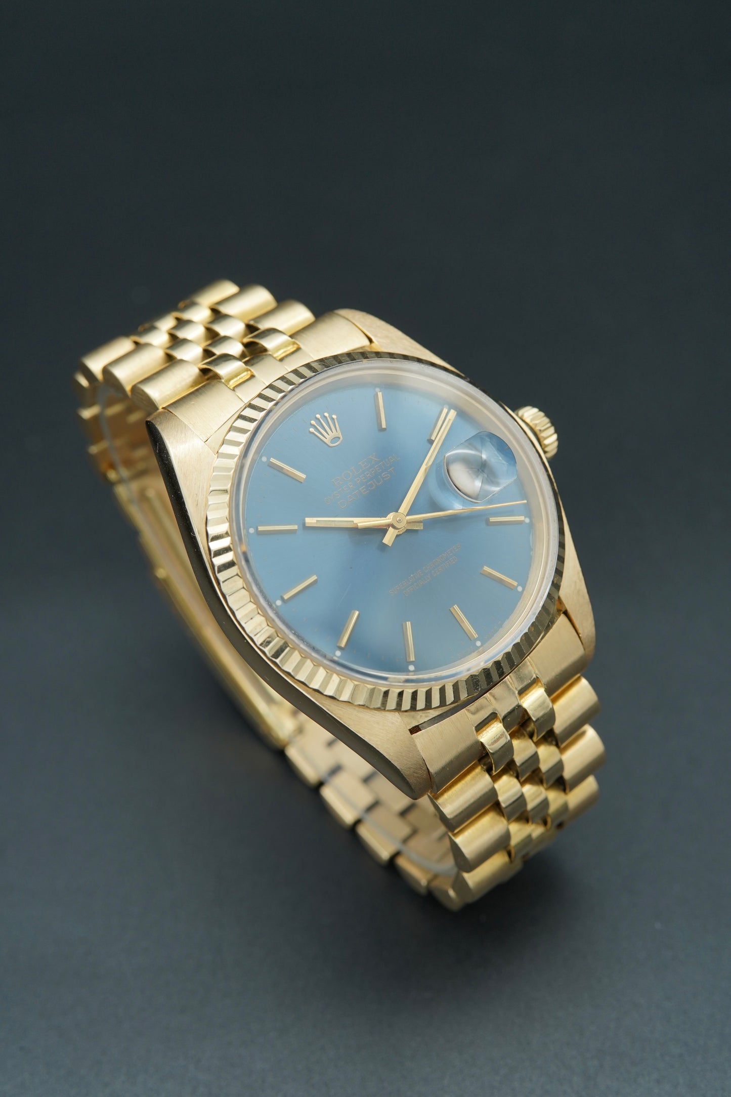 Rolex Datejust 36mm with blue dial