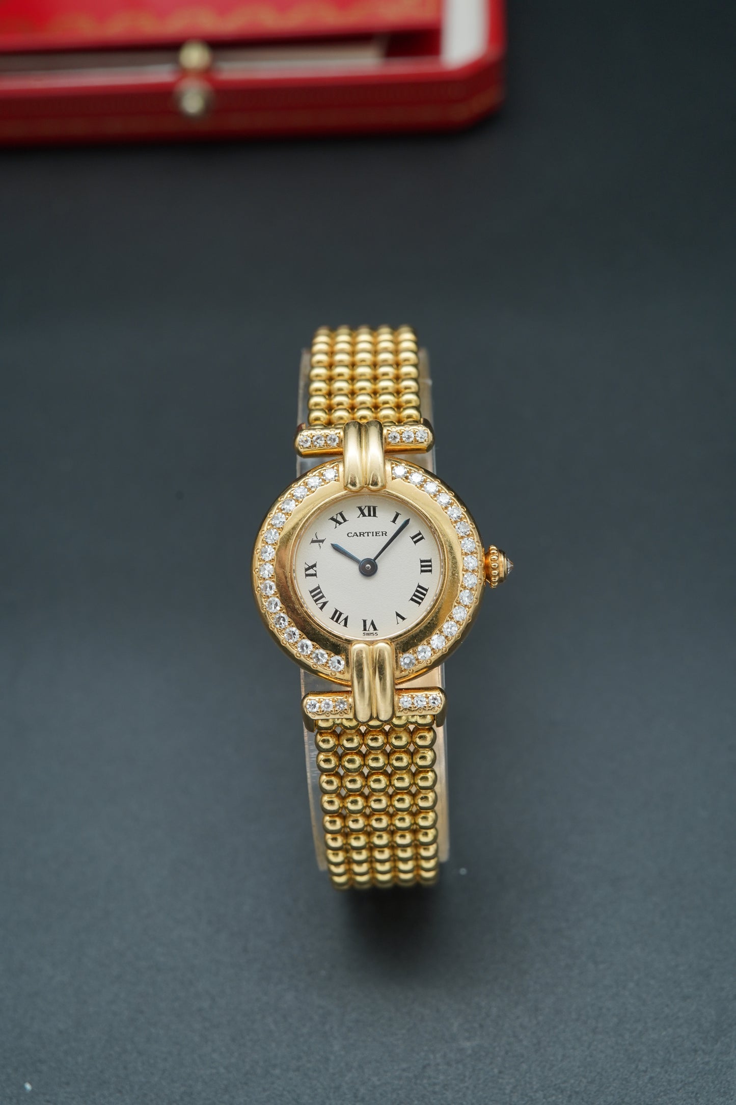 Cartier Colisee Factory Diamonds Full Set 1980