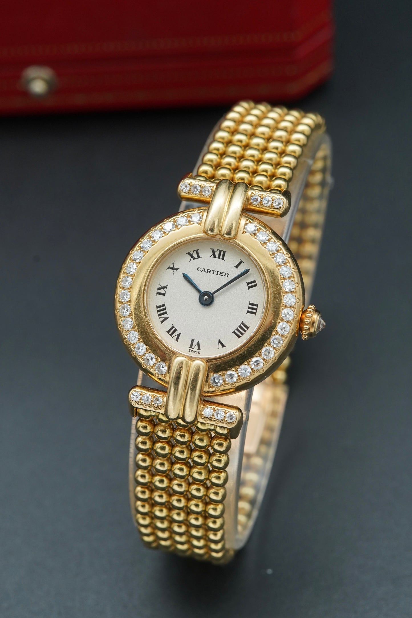 Cartier Colisee Factory Diamonds Full Set 1980