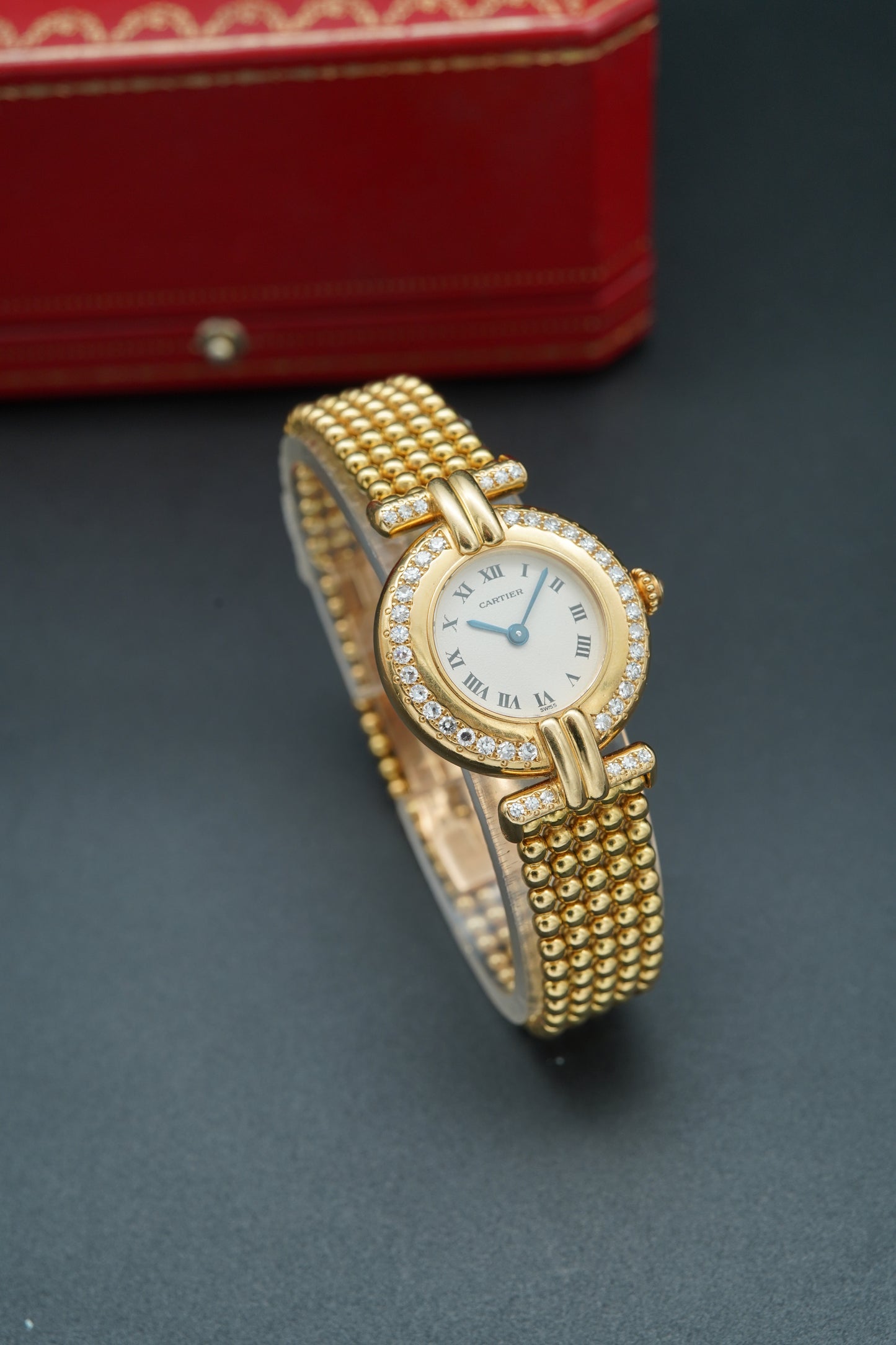 Cartier Colisee Factory Diamonds Full Set 1980