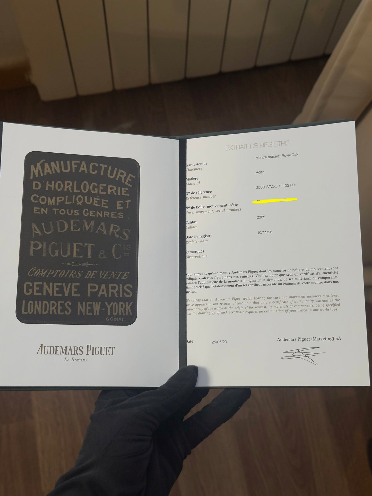 Audemars Piguet Royal Oak Chronograph 25860ST