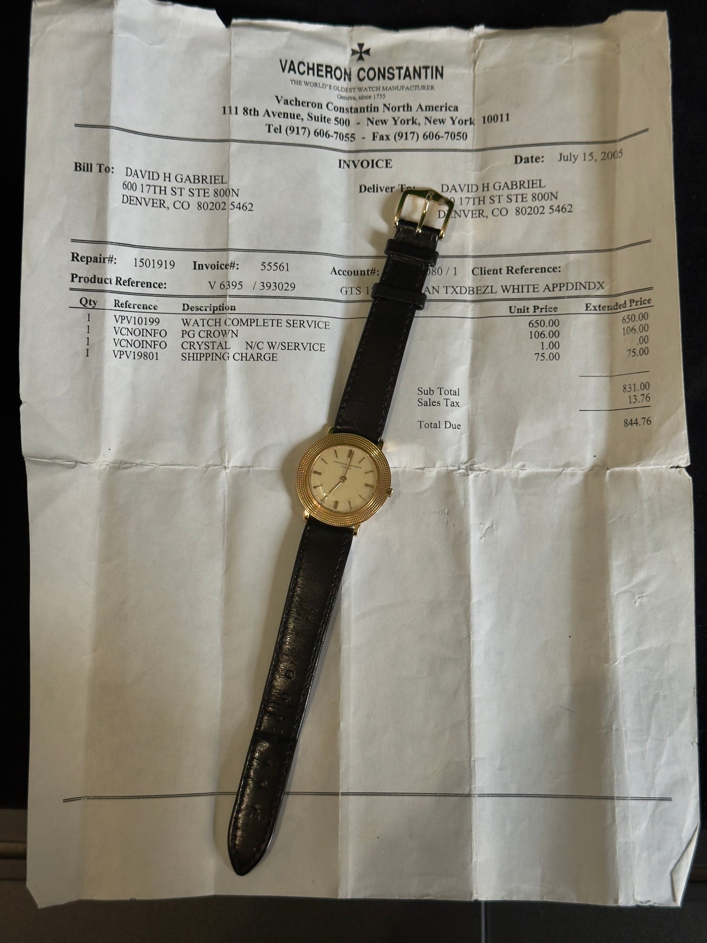 Vacheron Constantin Disco Volante Rose Gold 6395