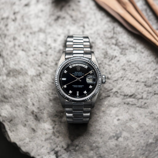 Rolex Day-Date 36 White Gold Diamonds dial