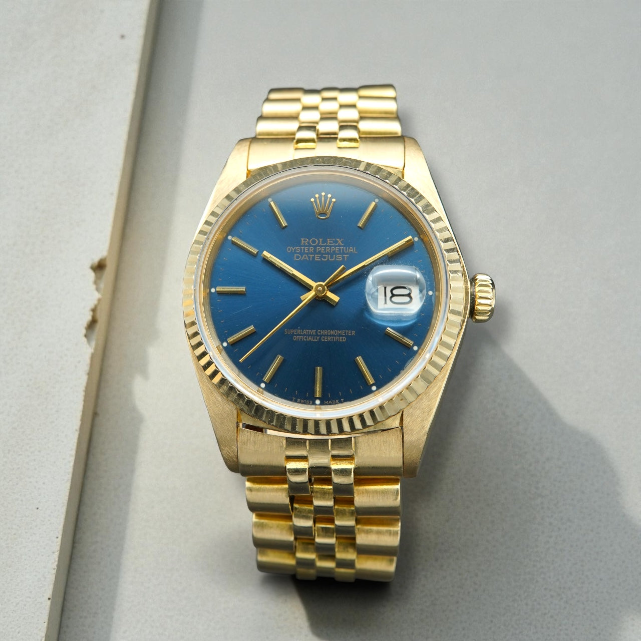 Rolex Datejust 36mm with blue dial