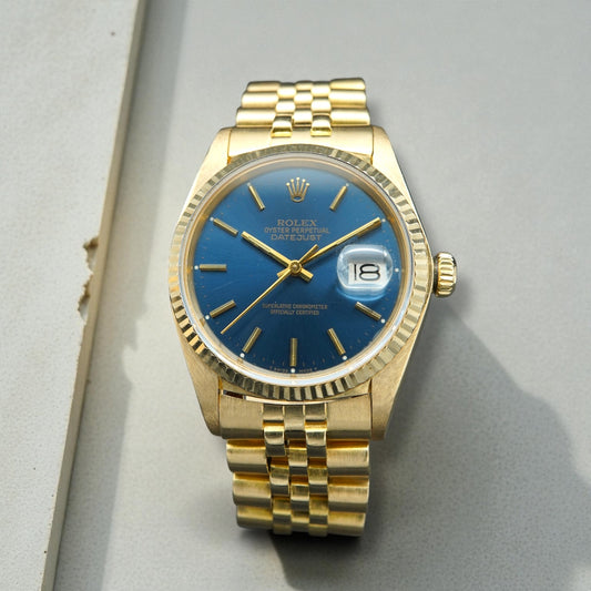 Rolex Datejust 36mm with blue dial