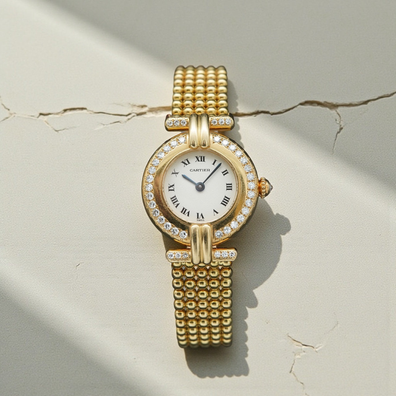 Cartier Colisee Factory Diamonds Full Set 1980